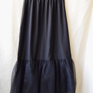 Black Extension Tulle skirt
