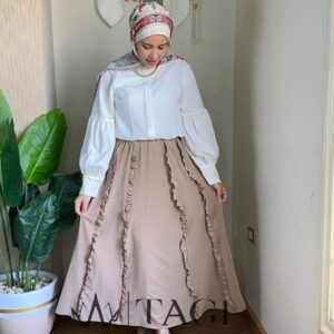 Karaneesh Skirt - Beige,