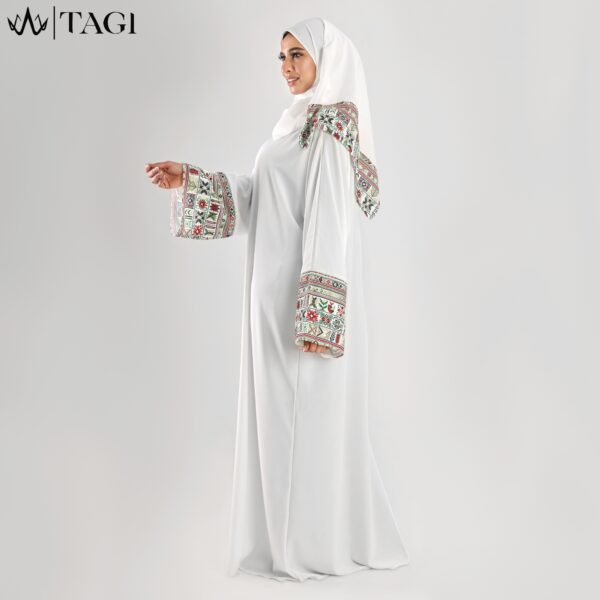 White Abaya Esdal Yafa