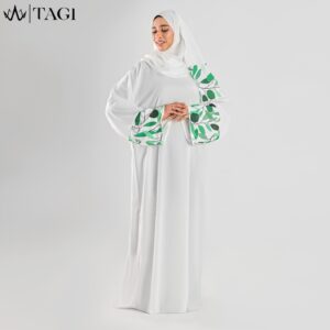 White Abaya Esdal Beysan