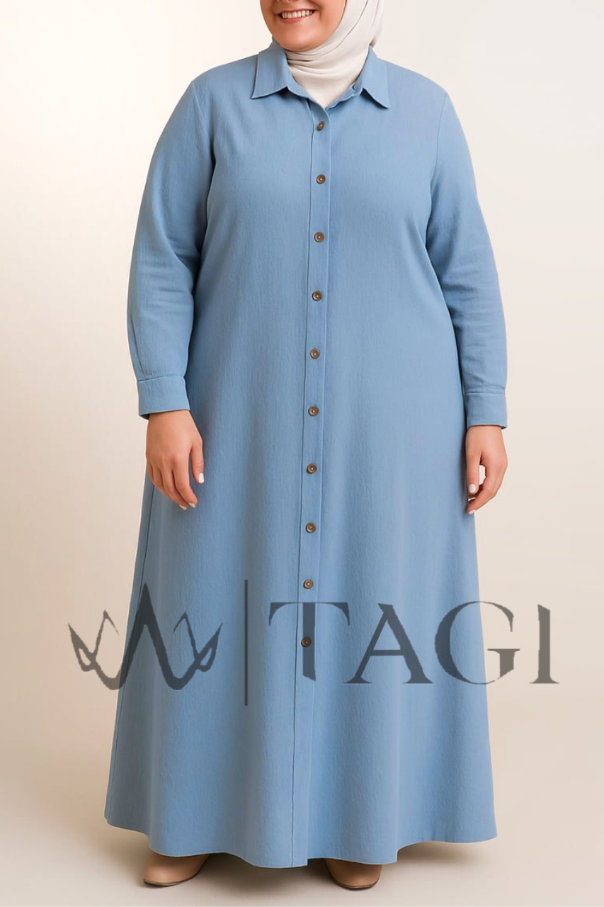 Light Blue - Magic Cardy Dress - Image 2