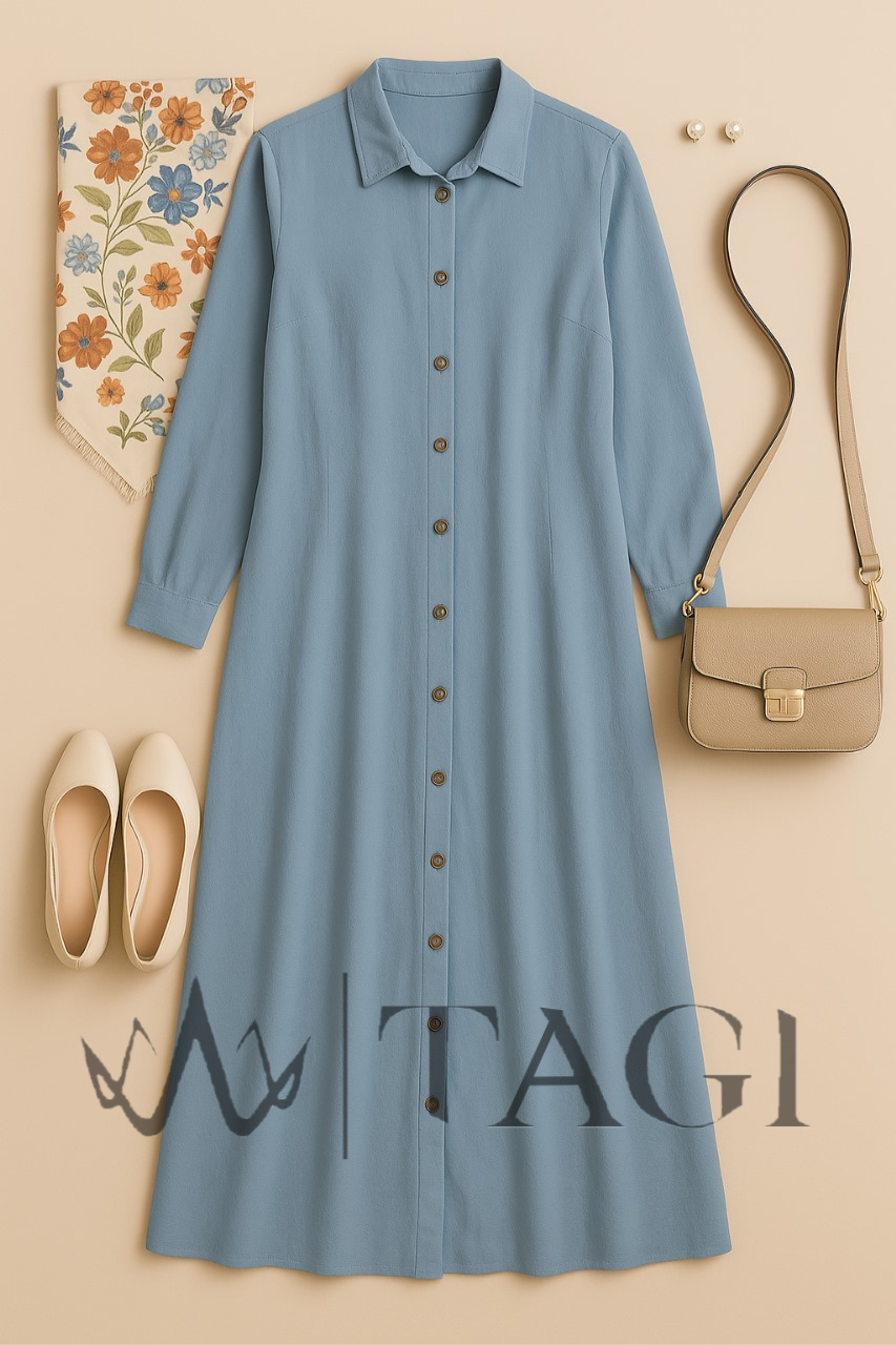 Light Blue - Magic Cardy Dress - Image 5