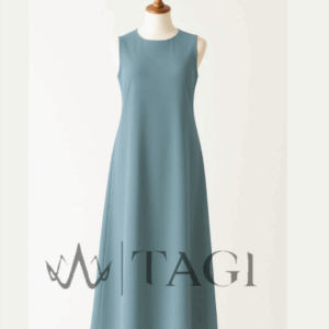 Mint Blue Basic Sleeveless Dress